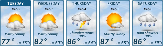 5-Day Forecast